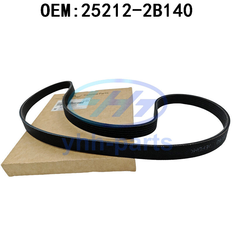 25212-2B140 Serpentine Drive Belt V-Ribbed For 2012-20 for Kia for Hyundai 1.6L