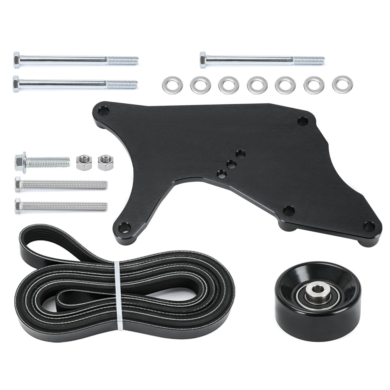 LS Truck Dual Alternator Bracket Kit for Chevy GM 1999-2013 4.8 5.3 6.0 6.2L V8