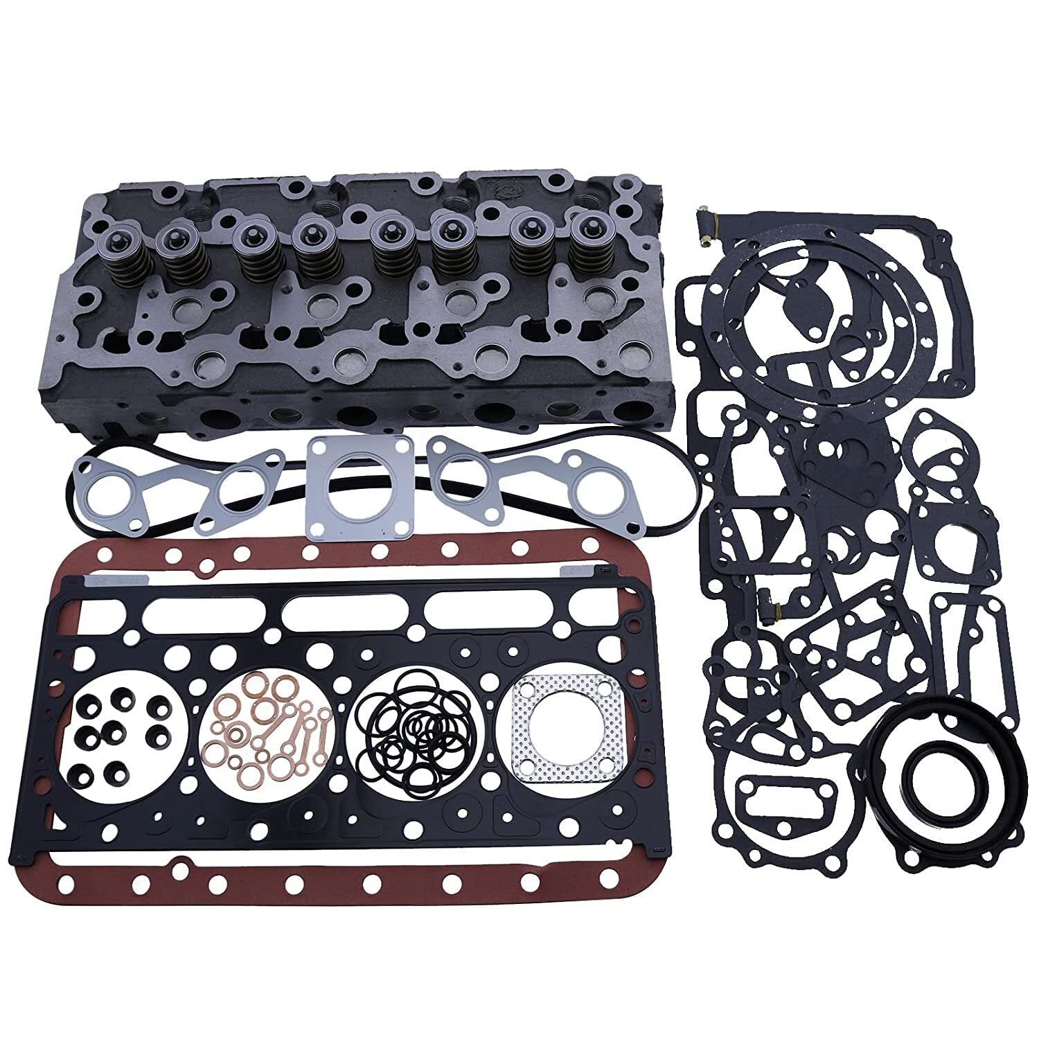 V2203 Complete Cylinder Head W/Full Gasket for Bobcat S150 S175 S185 331 341