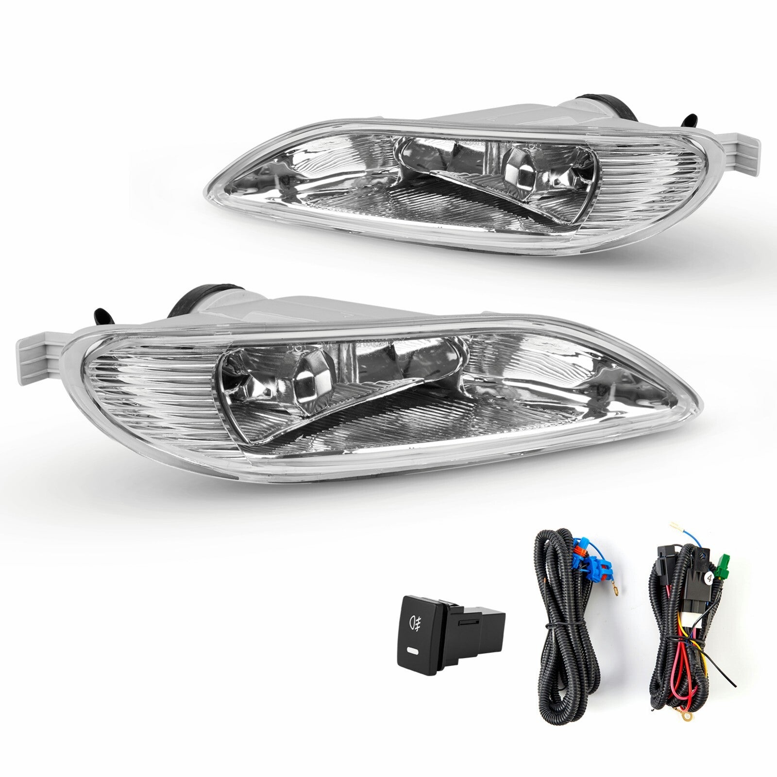 Suitable for 2002-2004 for Toyota for Camry front bumper fog lights (1 pair, left and right).