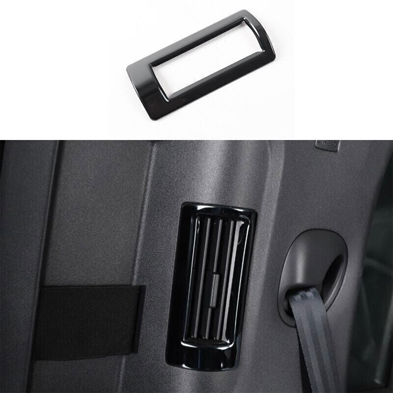1X for Land Rover for Defender 20-25 Black Steel C Pillar Air Outlet Vent Cover Trim