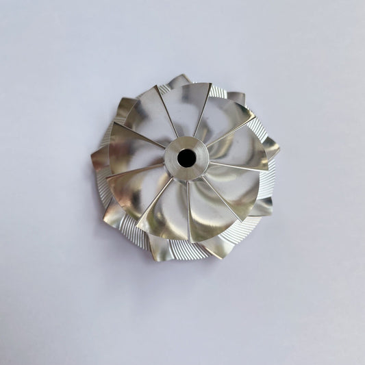 GT15-25 47.00/61.98mm 9+0 Blade Billet Compressor Wheel