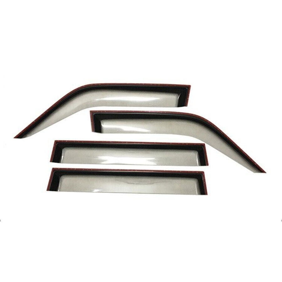4P Side Door Window Sun Rain Eyebrow Shield Trim for Toyota Prado LC90 95 96-02