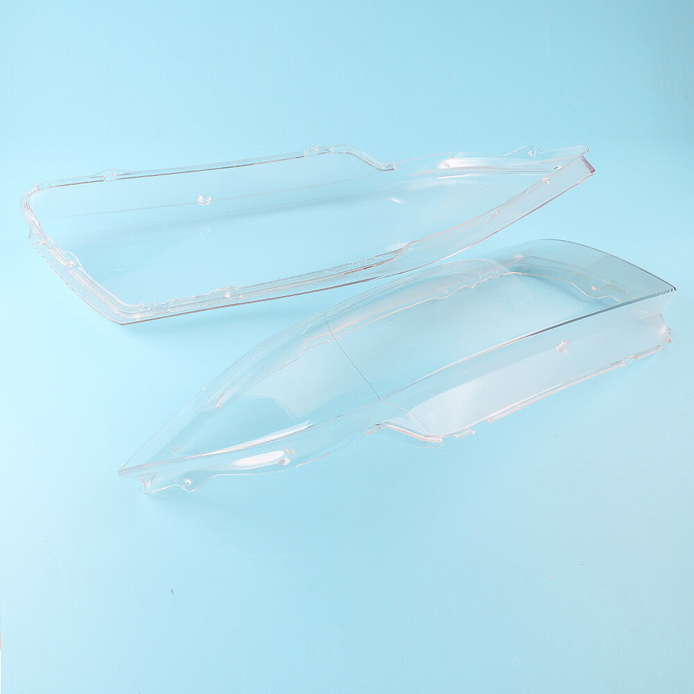 L+R Headlight Headlamp Lens Clear Lens Cover For E90 Sedan E91 Touring 04-07