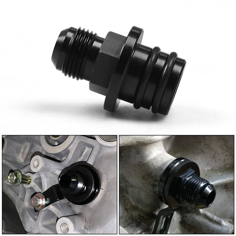 10AN AN10 Rear Block Breather Fitting Adapter For Oil Catch Can B16 B17 B18 B20
