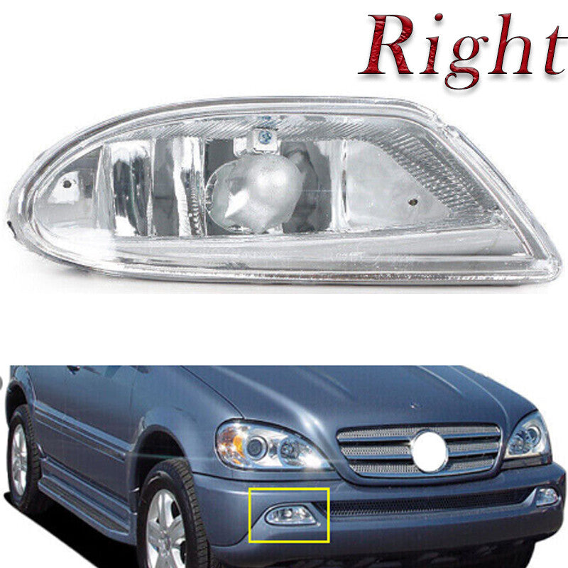 The right front bumper fog light is suitable for Mercedes-Benz W163 ML350 ML500 ML430.