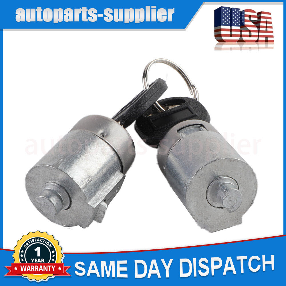 Front door lock cylinder kit (pair with key) for GimCheese C1500 K1500 for Chevrolet Tahoe for Yukon
