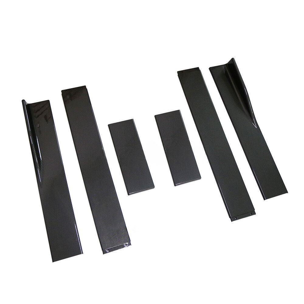 86.6-inch automotive side skirts, extended rocker panel body kit, split lip for GM