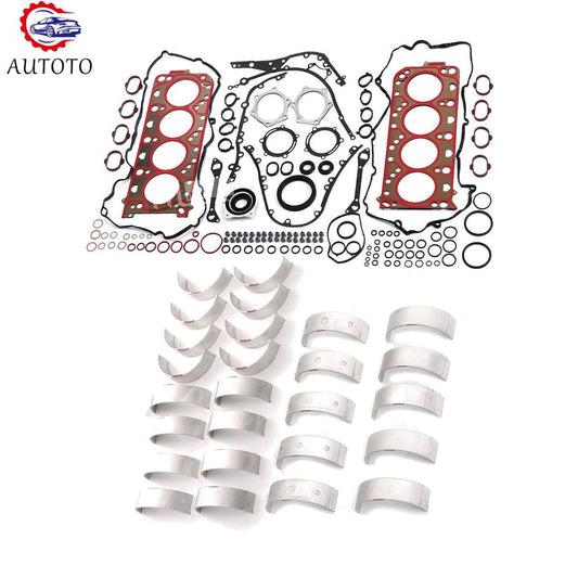 Engine Overhaul Rebuild Gasket Kit Bearings Set 94810124105 for Porsche for Cayenne