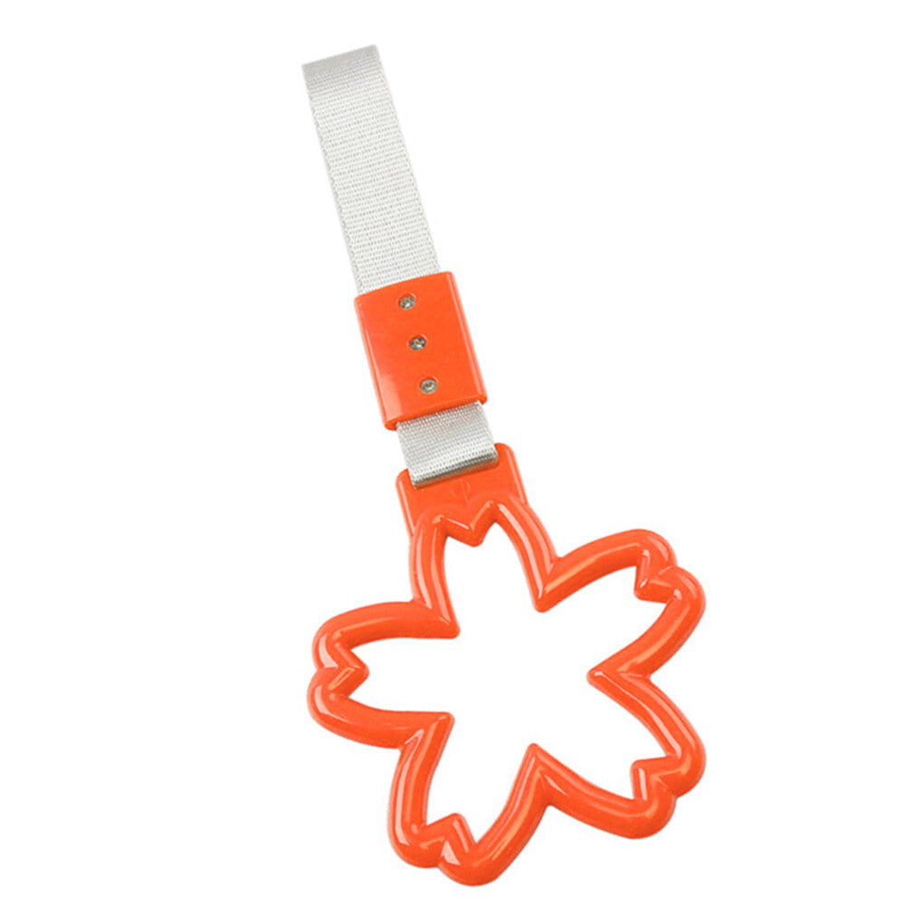 Ring Train Bus Handle Hand Strap Drift Charm Tools Sliver+orange Cherry Shaped