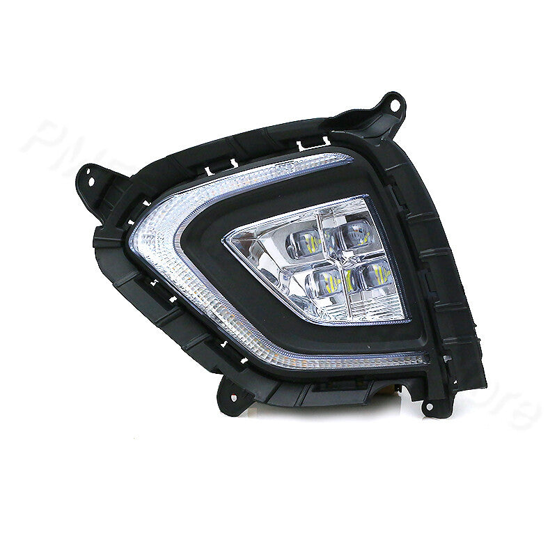1Pair DRL Daytime Running Light Yellow Turn Signal for Hyundai Creta IX25 17-20
