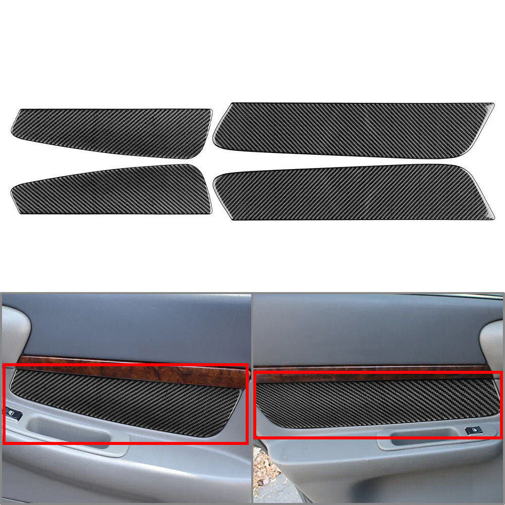 4Pcs Interior Inner Door Panel Cover Trim for Chevrolet Impala 2000-2005 04 02