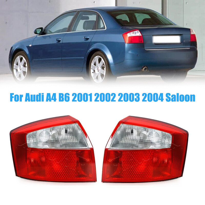 Left Right Tail Light Tail Lamp Rear Brake Lamp for Audi A4 B6 2001-2004 Saloon