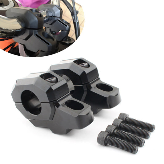 for Kawasaki Z900C Z900RS 2017-2024 Handlebar Mount Riser Clamp Handle Bar Black