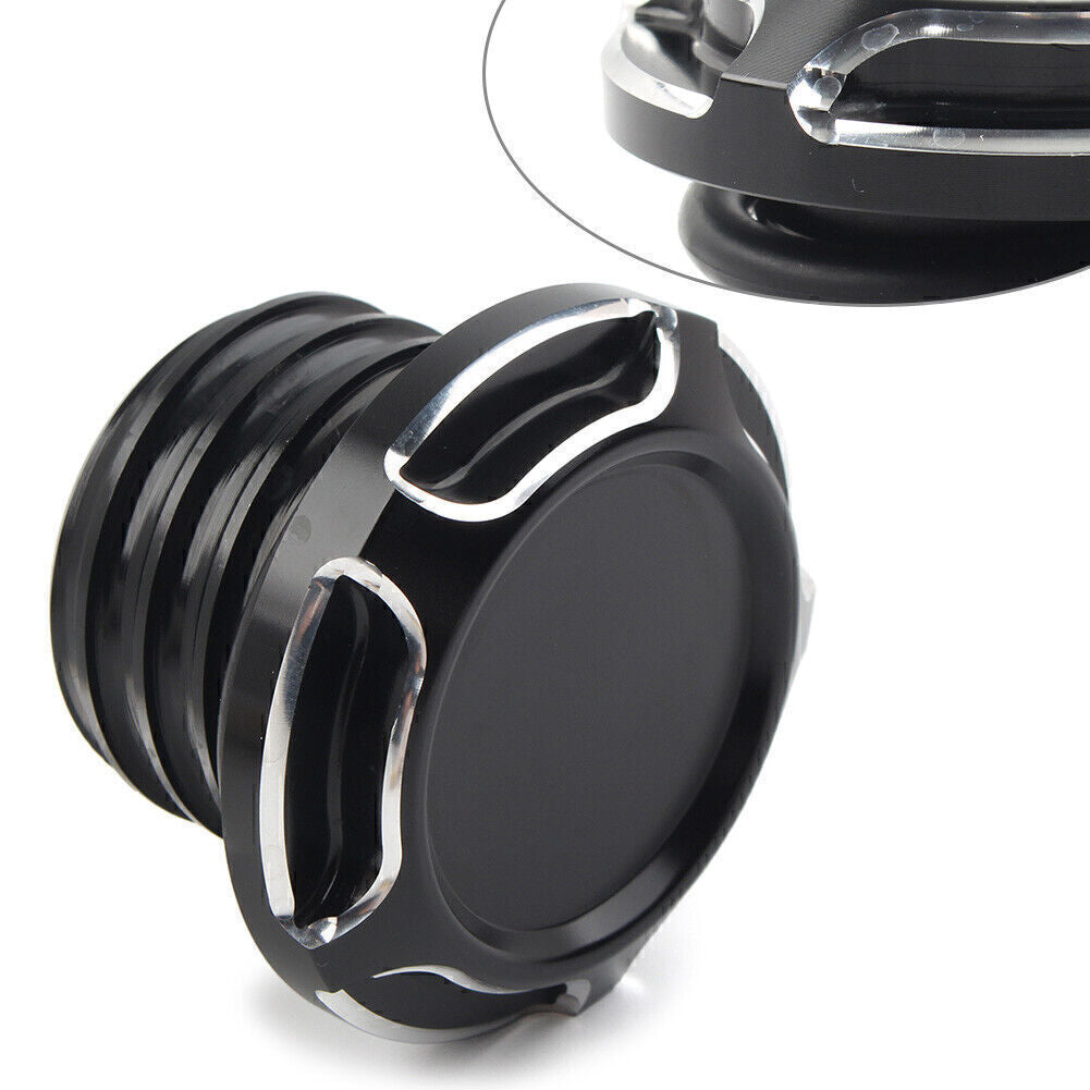 CNC Cut Gas Cap Fuel Tank Right-hand Thread Fit for Harley Dyna Softail