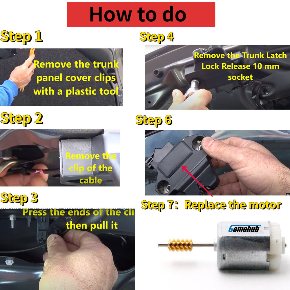 Power Trunk Lock Latch motor for 2015-2020 for Kia Sedona 2012-2017 for Hyundai for Veloster