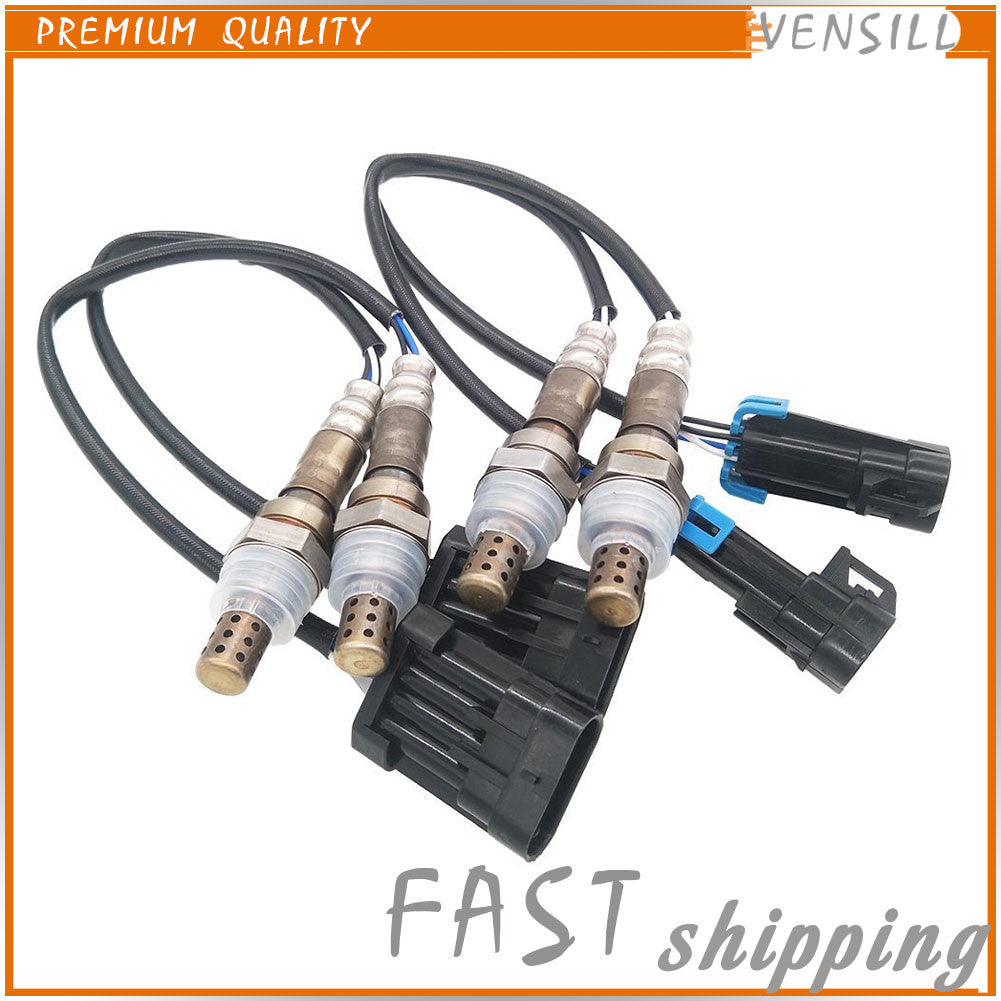 4X Up Downstream Oxygen Sensor SG454 SG236 for GMC K/C1500 Suburban 1500 2500