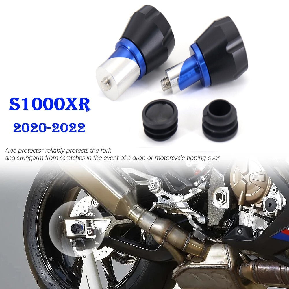 Fit for BMW S1000XR Front Axle Slider Wheel Crash Pads Protector 2020 2021 2022