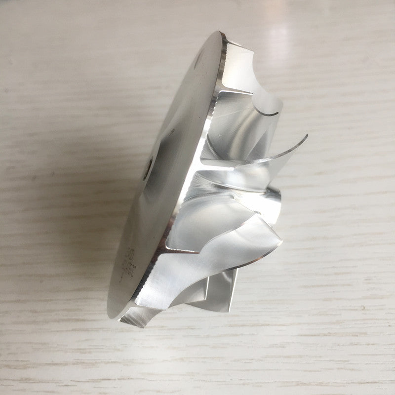 TD05H 7+7 Blade 59.05/76.13 mm Forward Rotating Turbine Billet Compressor Wheel