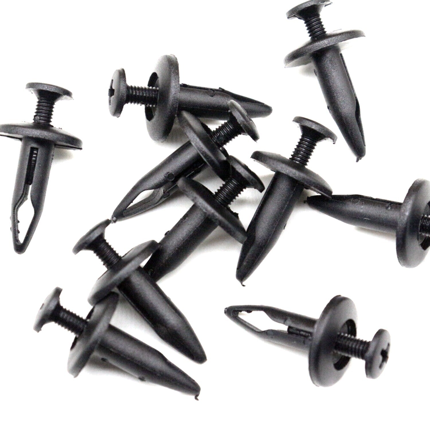 30Pcs Fender Liner Rivet Nylon Trim Clips 6.5mm for Jaguar X-Type C2S9354020