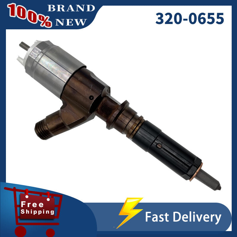 New 3200655 320-0655 Diesel Fuel Injector for CATERPILLAR / PERKINS C6.6 Engine