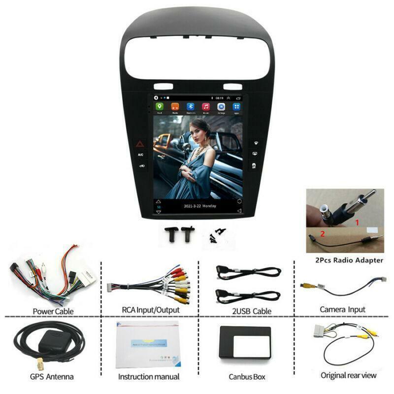 Stereo Radio GPS NAVIGATION 9.7 Android 10.1 32GB 2012-2020 for Dodge Journey