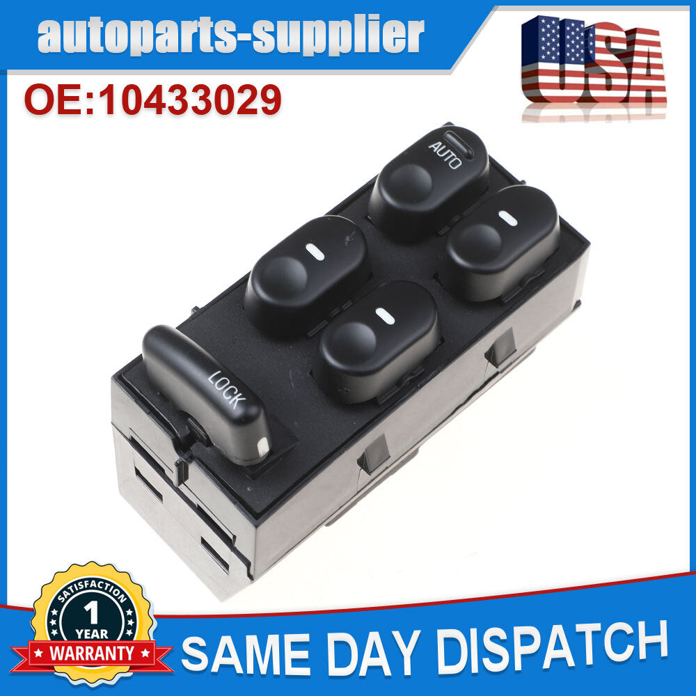 new Master Power Window Lock Switch 10433029, suitable for Buick Century Regal 1997 - 2005
