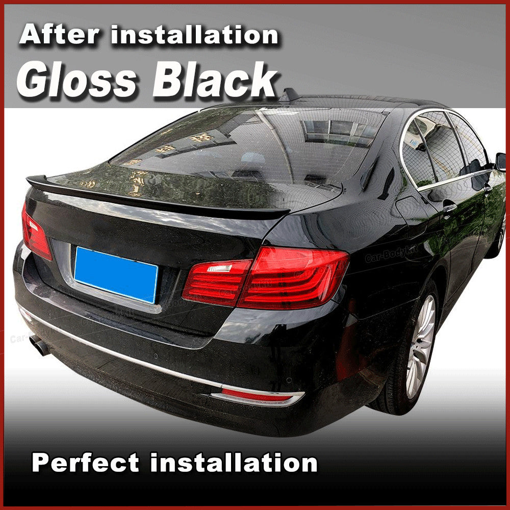 for BMW F10 F18 525i 520i M5 Sedan 2010-2016 Gloss Black Rear Trunk Wing Spoiler