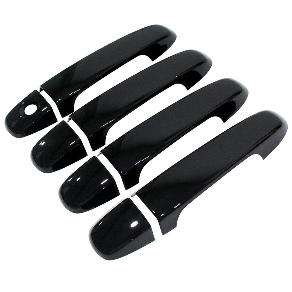 For 2012-2017 for Toyota for Camry GLOSS BLACK Door Handle Covers No Smartkeyhole No PSK