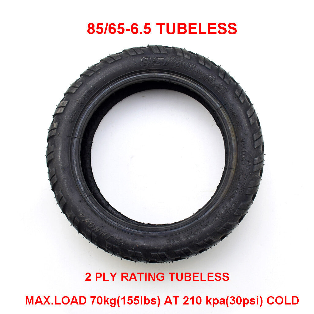 85/65-6.5 Tubeless Tire for Kugoo G-Booster G2 Pro Electric Scooter Front  Rear