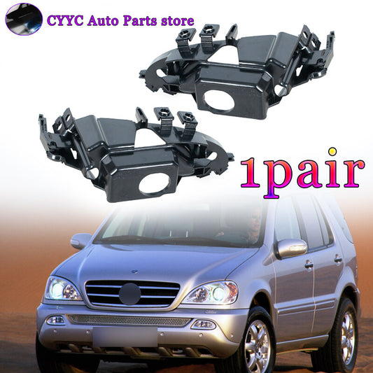 1 Pair Front Fog Light Trim Bracket for Mercedes-Benz W163 ML320 ML500 ML350