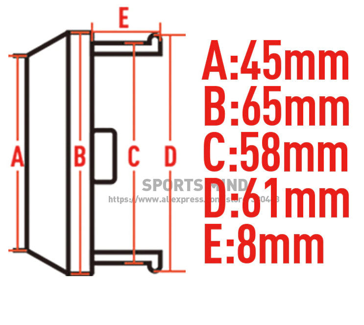 Automotive fuel tank cap, filler, Mugan silver, suitable for Honda for Acura