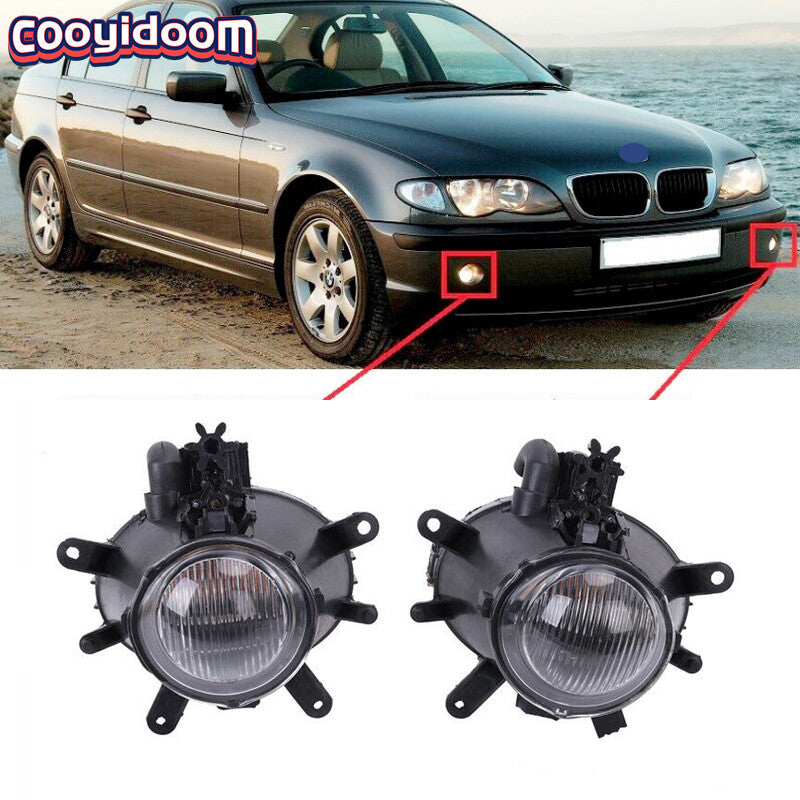 1. Dual fog lights and driving lights suitable for BMW 3 Series E46 sedan 4-door 63176911007 BE