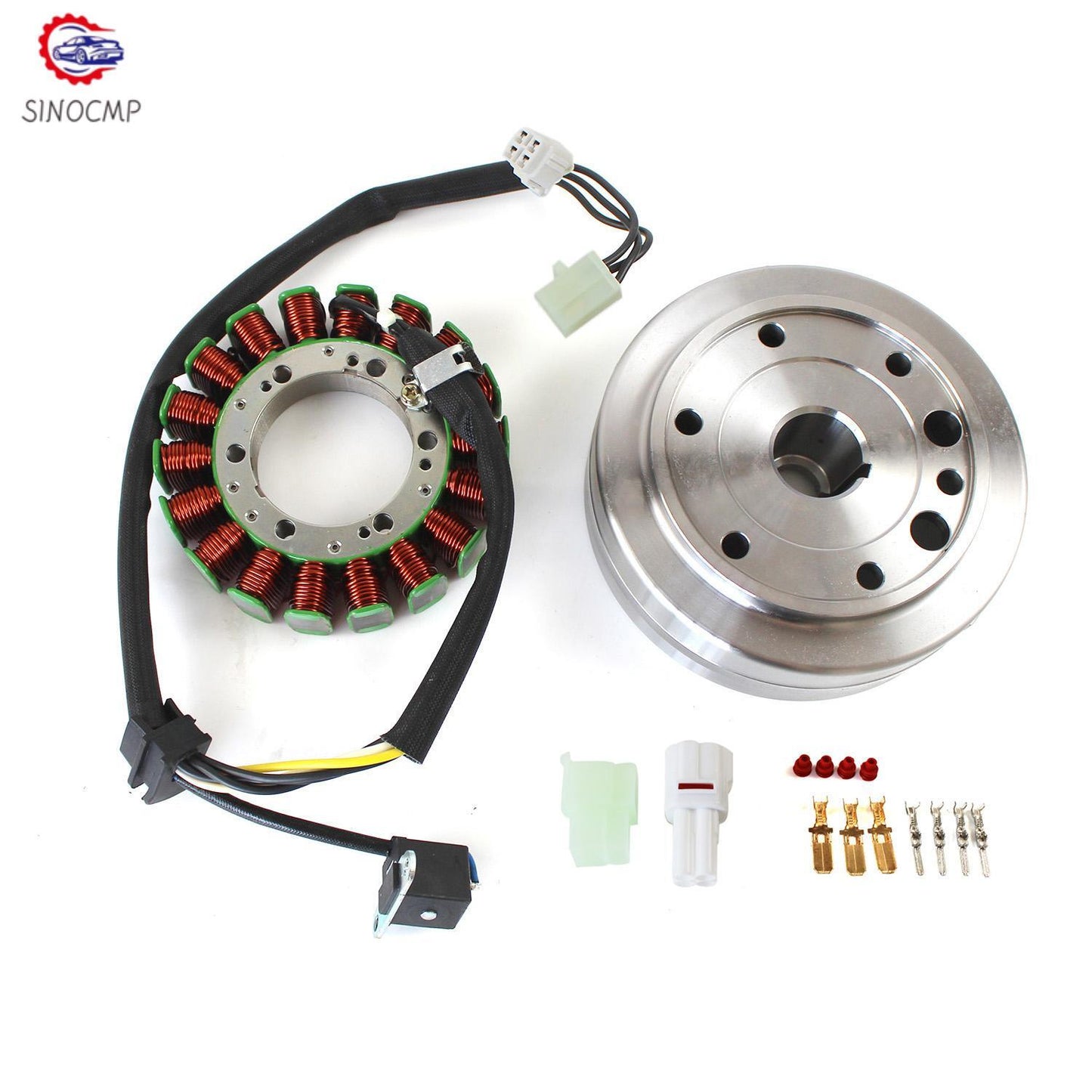 Flywheel Rotor Stator Kit 32102-38F00 3430-054 for Suzuki Eiger LTA400 LTF400