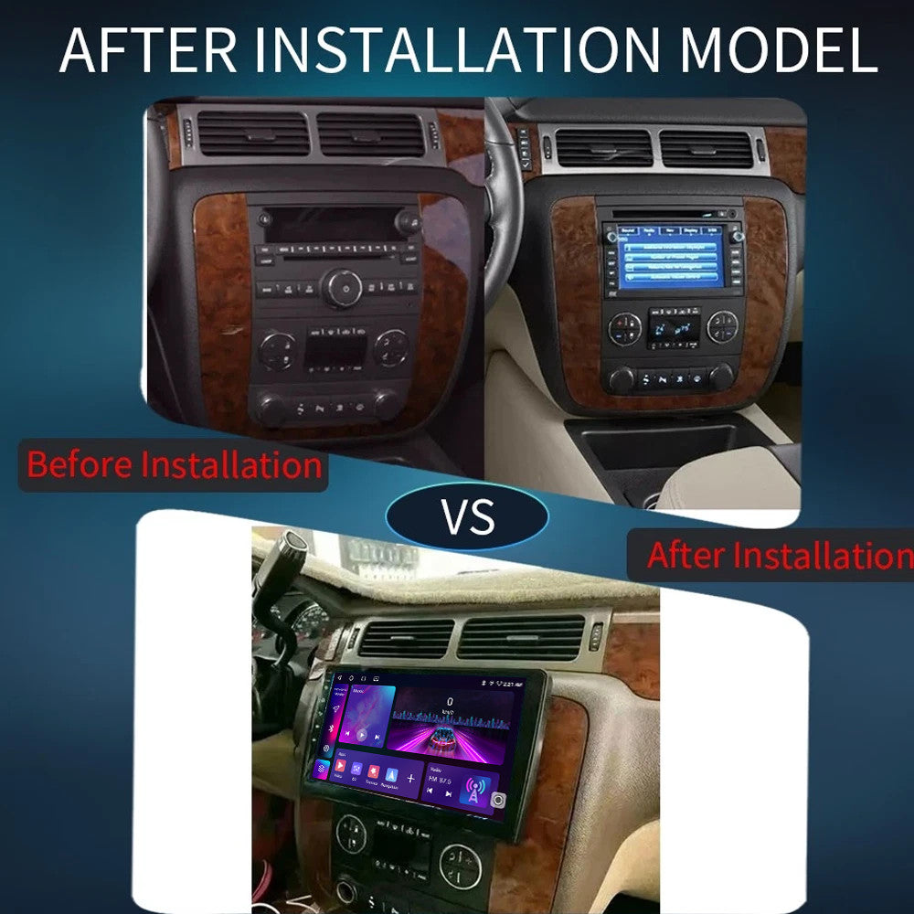 10 Carplay for Chevrolet Avalanche 2007-2011 Android Car Stereo Radio BT Screen