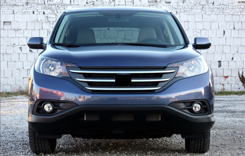 Right Side Front Bumper Fog Lamp Cover Bezel ABS Black for Honda CRV CR-V 12-14