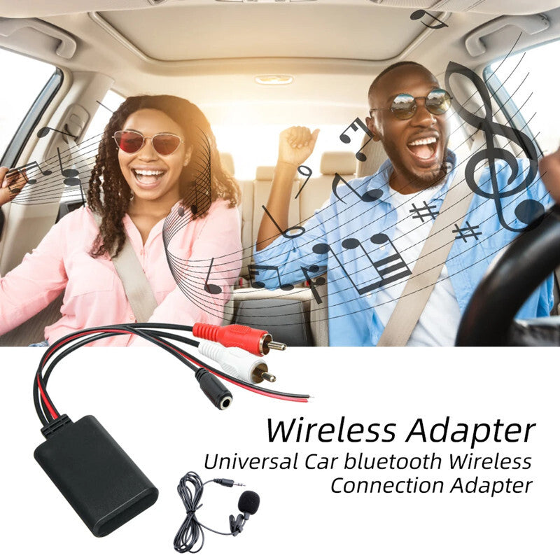 Car Universal Wireless Bluetooth Module Music Player Adapter Rca Aux Audio Cable