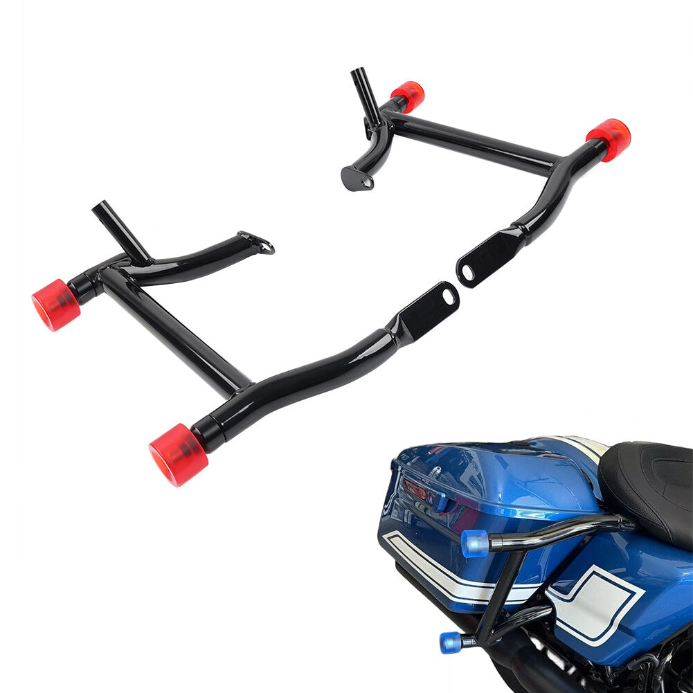 Saddlebag Guard Rail Crash Bar With Ball for Harley Road Street Glide FLHX 14-24