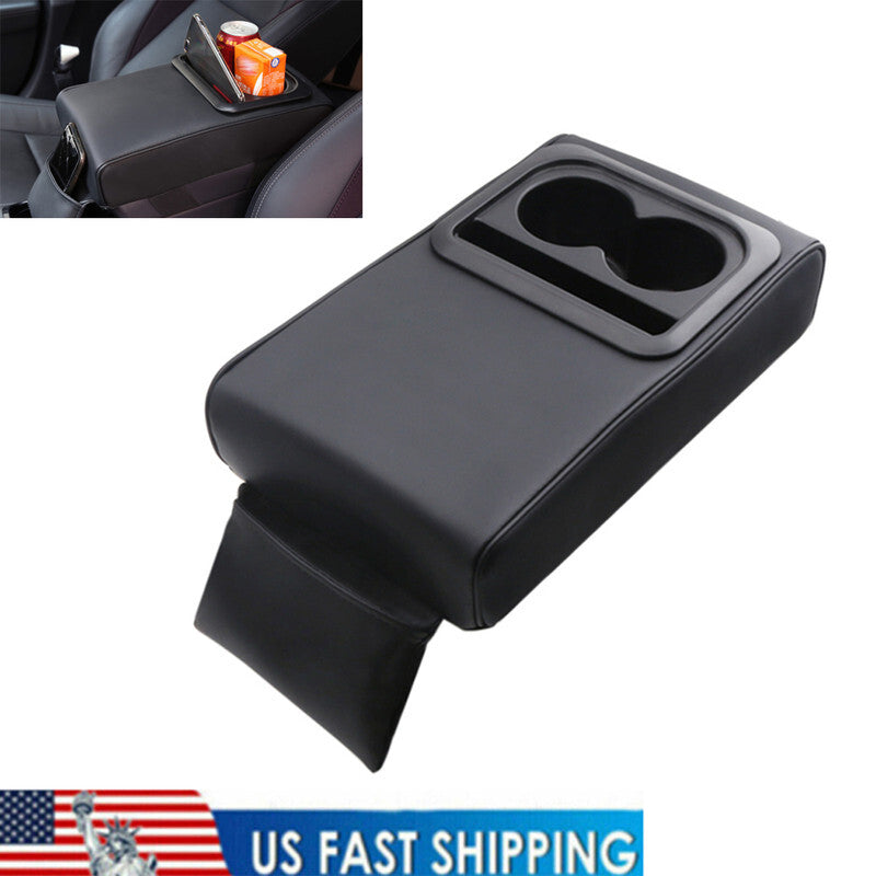 1-Piece Car Armrest Cushion, Elbow Support, Rear for Seat Cup Holder ( )