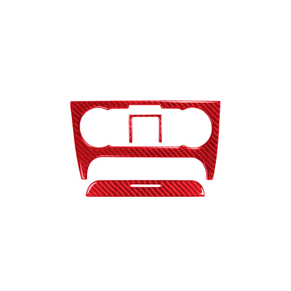 Air Conditioner Switch Trim Panel Cover Carbon Fiber for Audi TT 8N 2001-2006