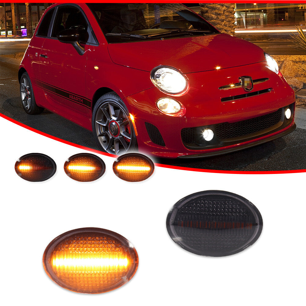 Sequential LED side marker flashing indicator lights applicable to 07-19 for Maserati Gran Turismo