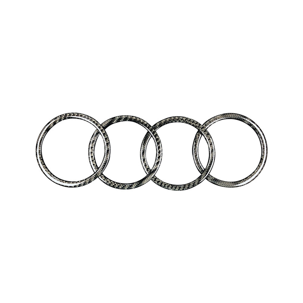 4PCS carbon fiber speaker circuit bezel for BMW 3 Series F30 2013-2018