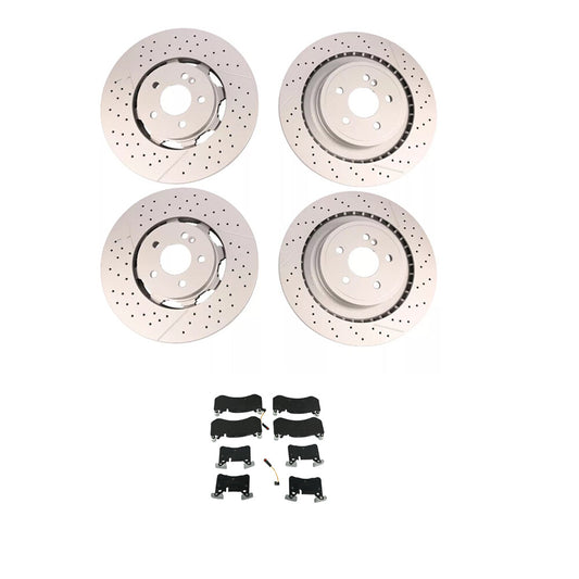 NEW BRAKE PADSRotors for Mercedes-Benz E63 AmgS C63 Cls63 Amg