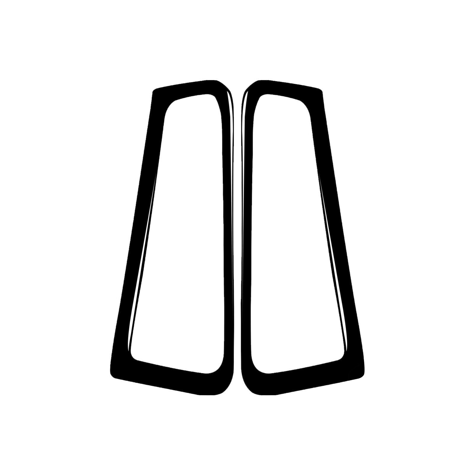 2pcs Piano Black Interior Fogger Vent Cover Trim for Infiniti G37 2010-2013