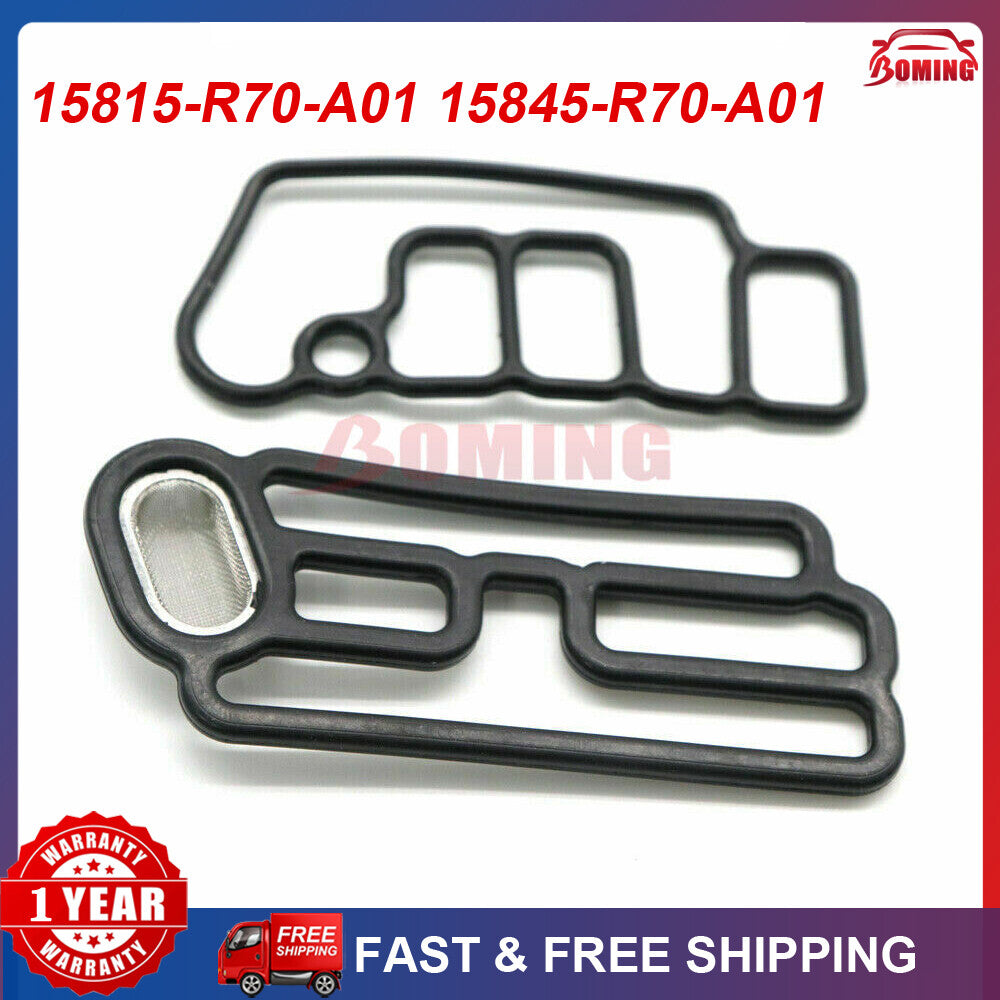 2Pcs New Cylinder Head Solenoid VTEC Gasket Spool for Honda