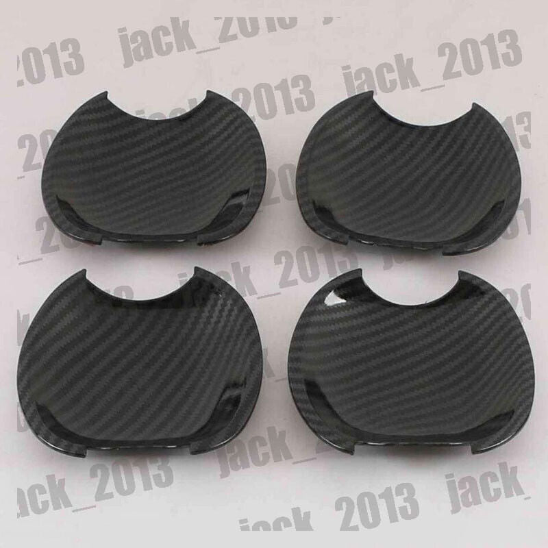 for Toyota for Corolla 2003-2013 4PC Carbon Fiber Exterior Side Door Bowl Cover Trim