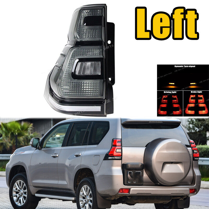 1Pcs for Toyota for Land Cruiser Prado LC150 2018-2020 Left Rear Tail Light Smoked