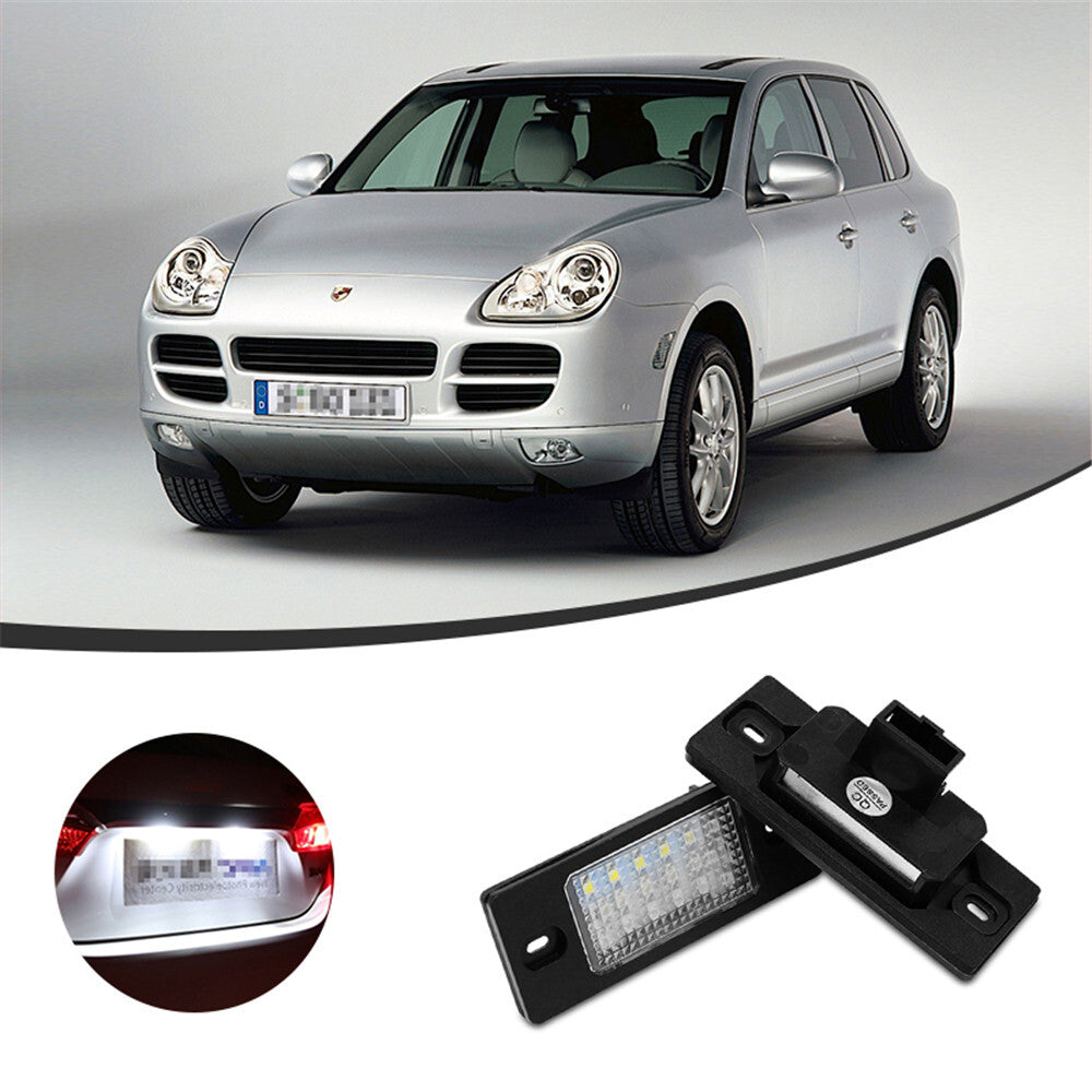 Rear LED Number License Plate Light White Lamp for VW for GOLF / for Porsche for Cayenne