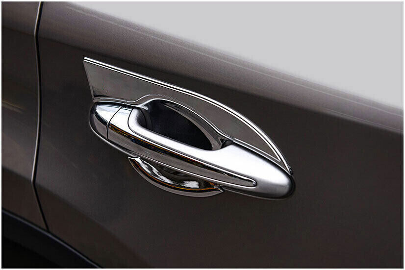 for Toyota RAV4 2013-2018 Silver Exterior Side Door Bowl Cover Trim Decorate ABS