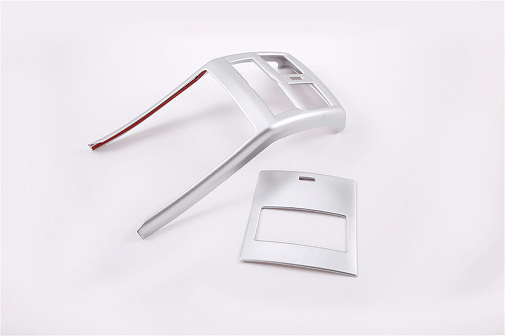 Rear Air Vent Outlet Panel Trim for Mercedes-Benz GL GLE GLS ML13-19 ABS Silver